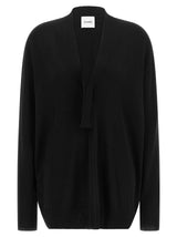 NUDE Black Wool Cardigan