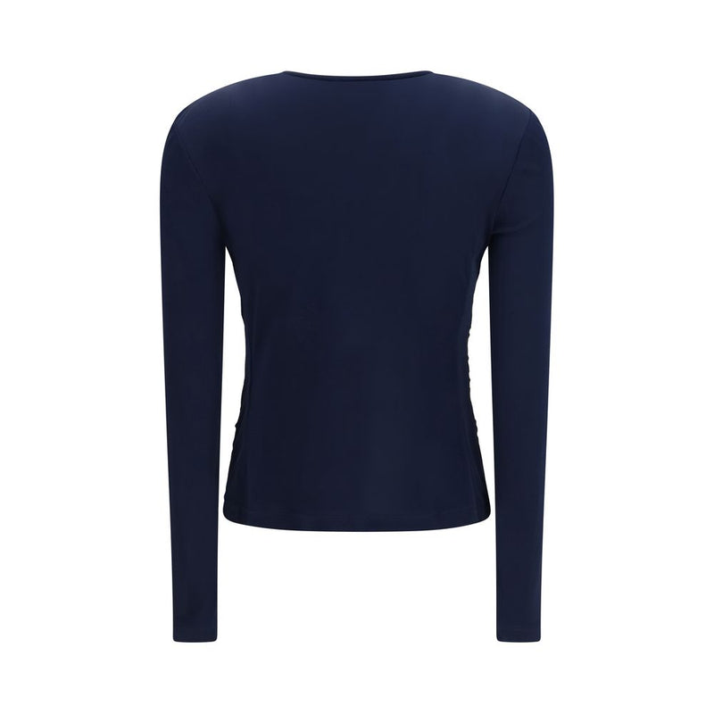 Giorgio Armani Blue Viscose Shirt