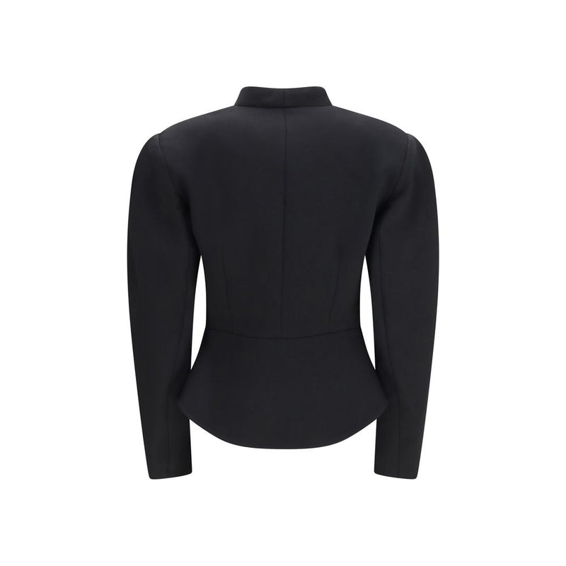 Nissa Black Polyester Jacket