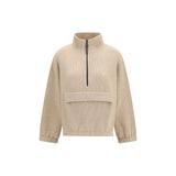 Brunello Cucinelli Beige Cashmere Sweatshirt