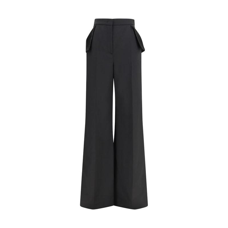 Nissa Black Recycled Polyester Pants