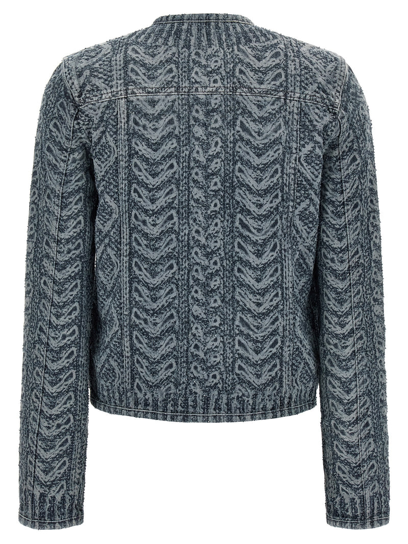 Diesel Blue Cotton Denim Jacket