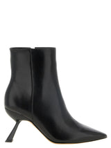 Alexandre Birman Black Calfskin Ankle Boots