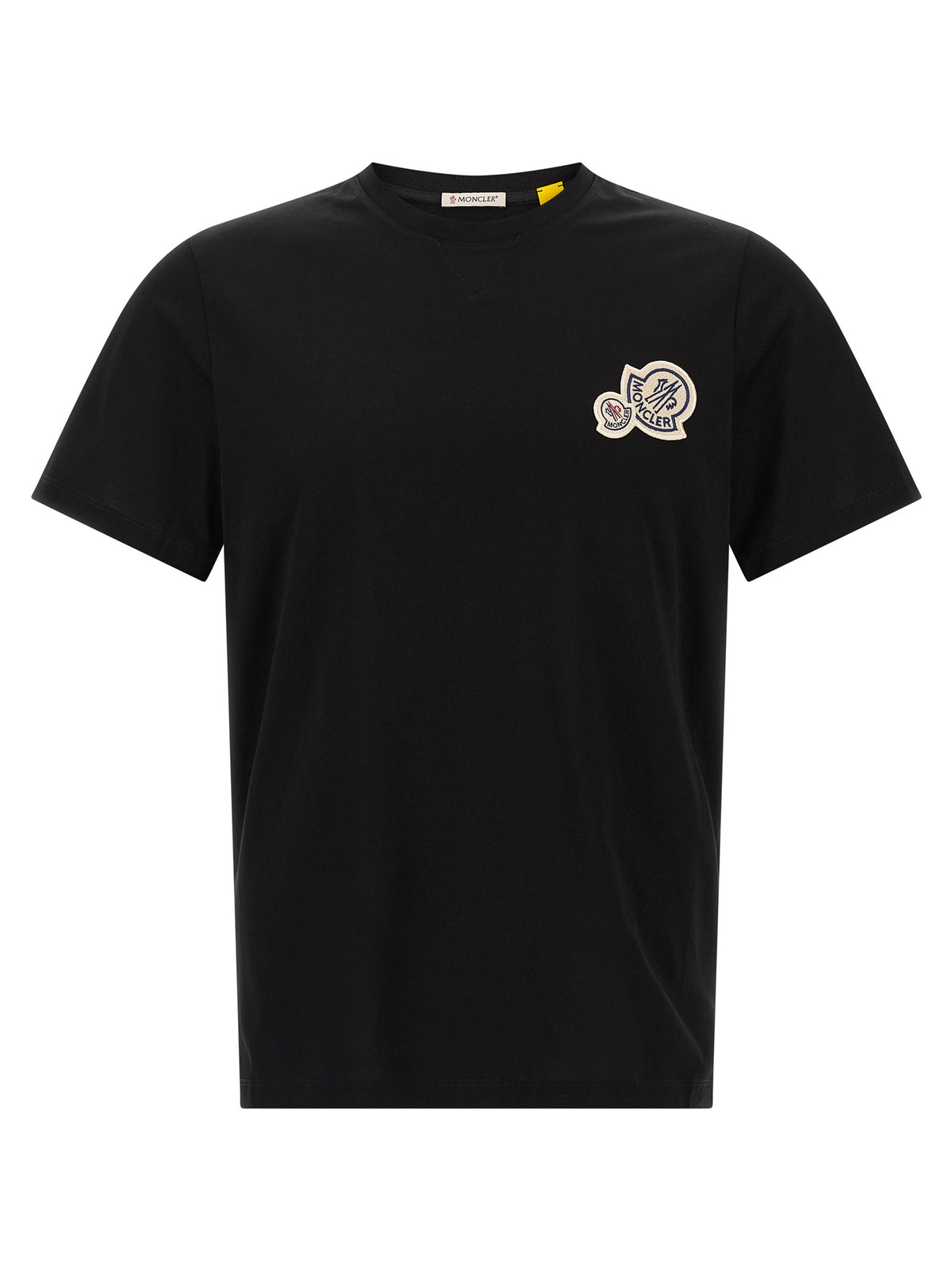 Moncler Black Cotton T-Shirt