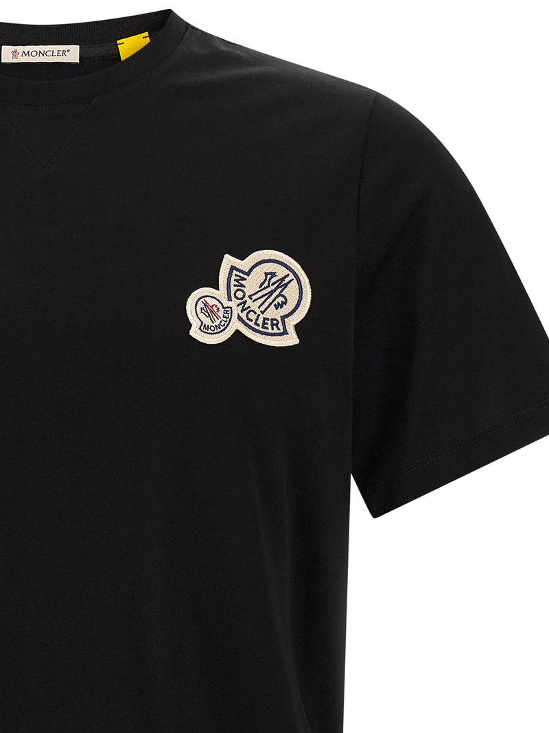 Moncler Black Cotton T-Shirt