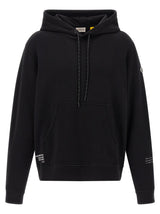 MONCLER GENIUS Black Cotton Sweatshirt