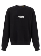 MONCLER GENIUS Black Cotton Sweatshirt