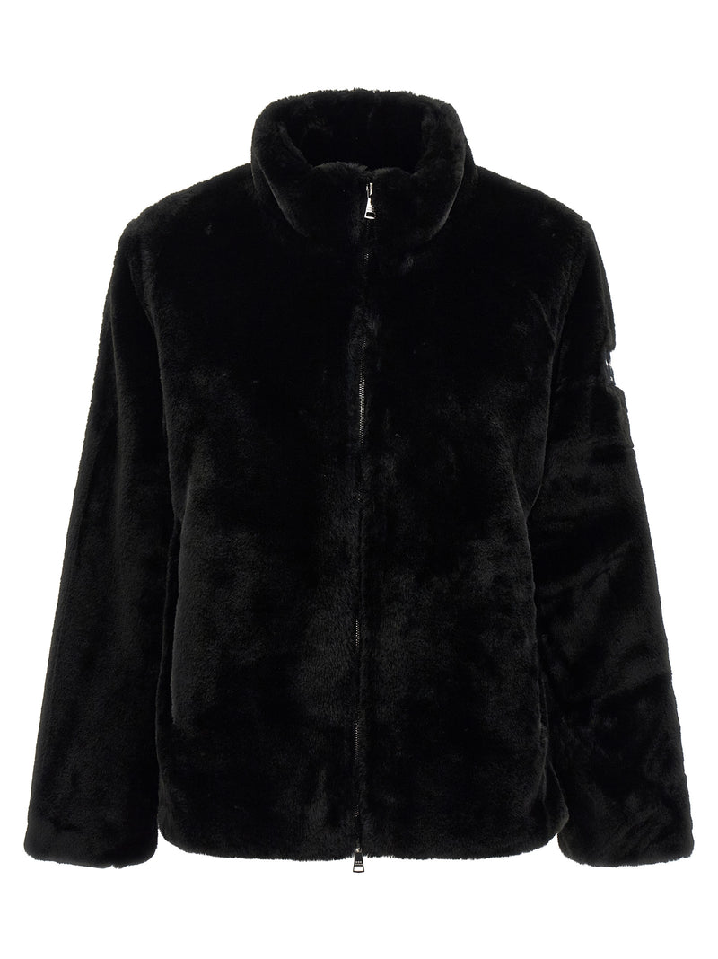 Tatras Black Polyester Full-Length Jacket
