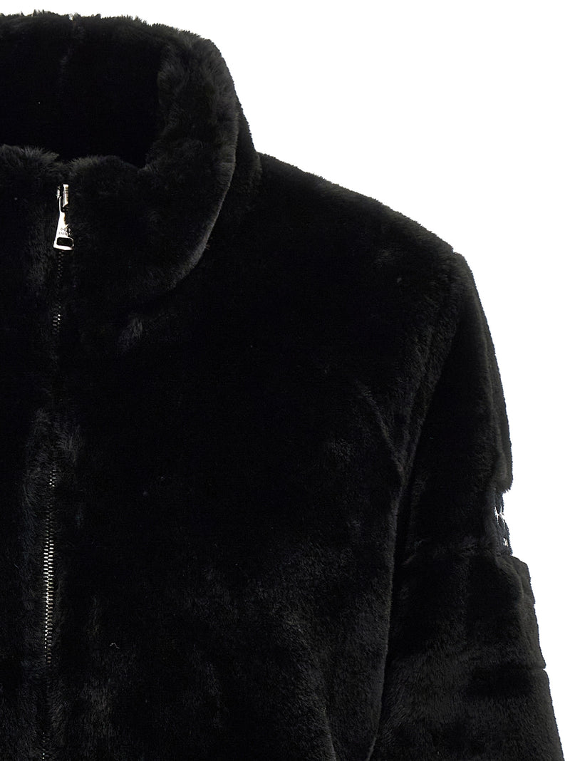 Tatras Black Polyester Full-Length Jacket