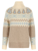Herno Beige Wool Cardigan