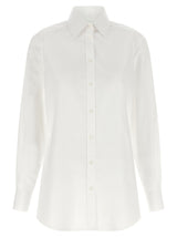 Dolce & Gabbana White Cotton Blouse