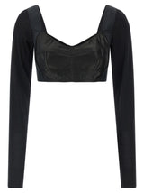 Dolce & Gabbana Black Polyester Tank Tops