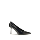 Prada Black Goatskin High Heel Pumps