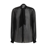 Lardini Black Viscose Blouse