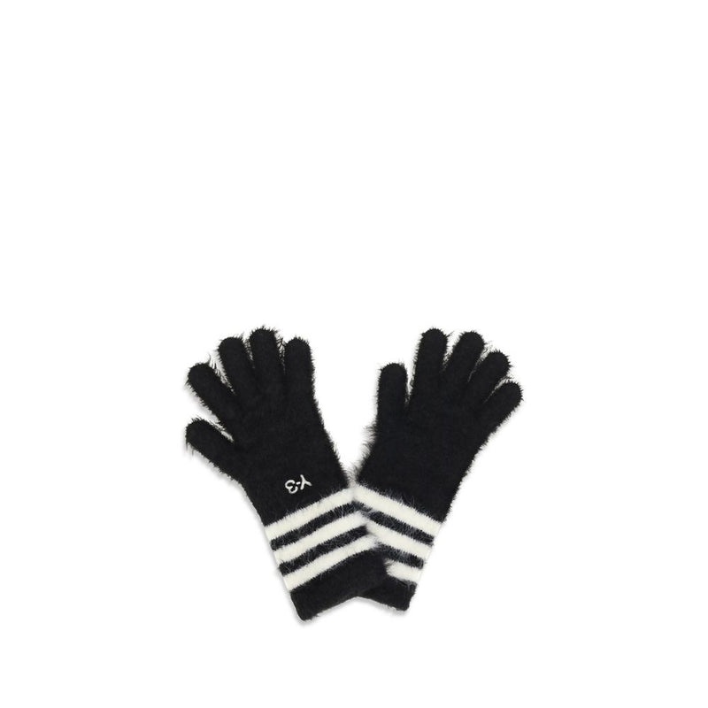 Y-3 Black Recycled Polyamide Gloves