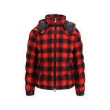 Moncler Red Cotton Full-Length Jacket