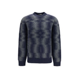 Piacenza Cashmere Blue Wool Oves Aries Sweatshirt
