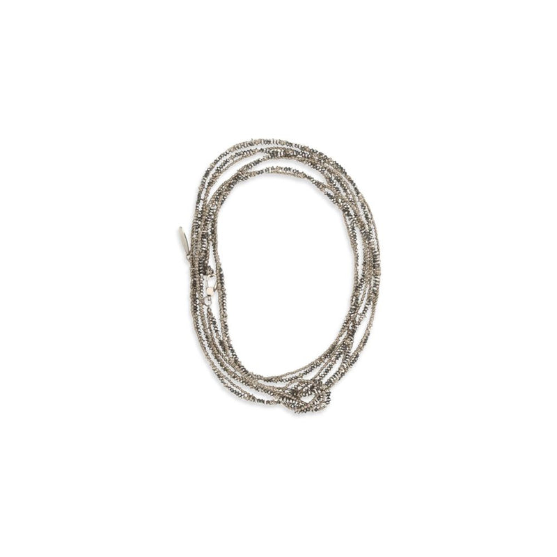 Brunello Cucinelli Brown Silver Bracelet