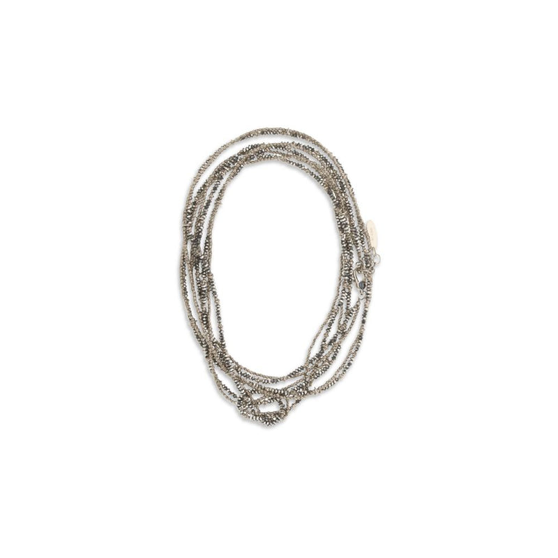 Brunello Cucinelli Brown Silver Bracelet