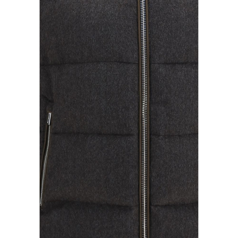MooRER Gray Goose Down Full-Length Jacket