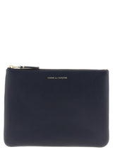 Comme Des Garçons Blue Cowhide Cardholder