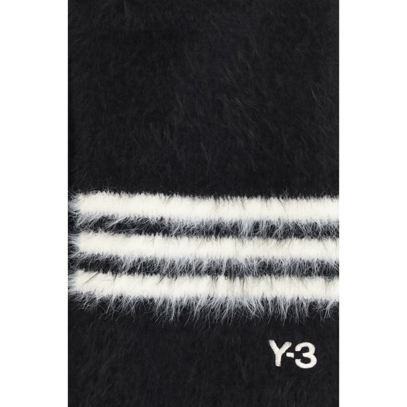 Y-3 Black Recycled Polyamide Scarf