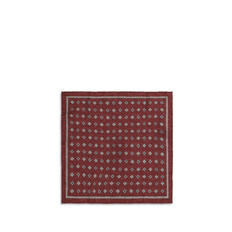 Brunello Cucinelli Multicolor Silk Pocket Square