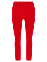 PERFECT MOMENT Red Modal Leggings