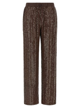 P.A.R.O.S.H. Brown Viscose Dress Pants