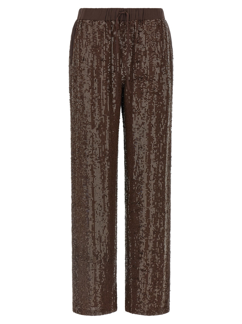P.A.R.O.S.H. Brown Viscose Dress Pants