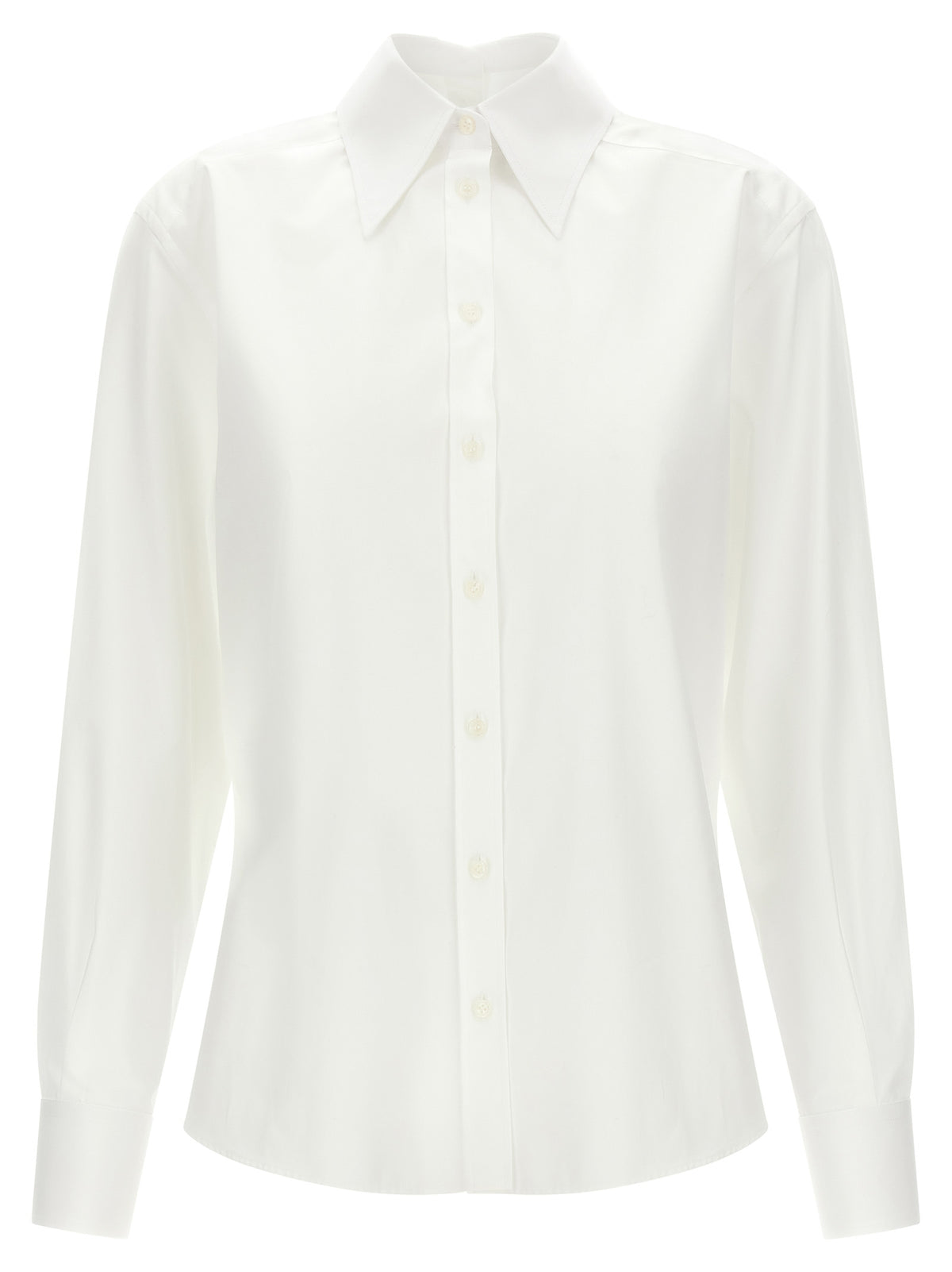 Dolce & Gabbana White Cotton Blouse