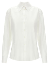 Dolce & Gabbana White Cotton Blouse