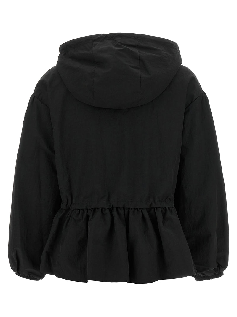 Tatras Black Nylon Full-Length Jacket