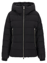 Tatras Black Nylon Full-Length Jacket