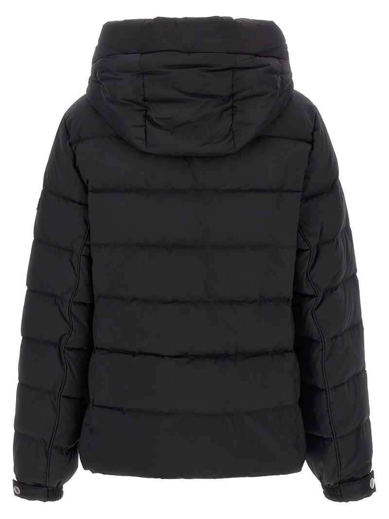 Tatras Black Nylon Full-Length Jacket