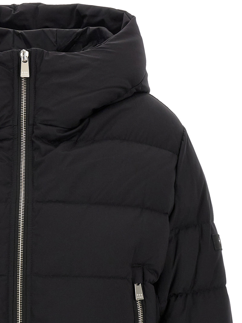 Tatras Black Nylon Full-Length Jacket