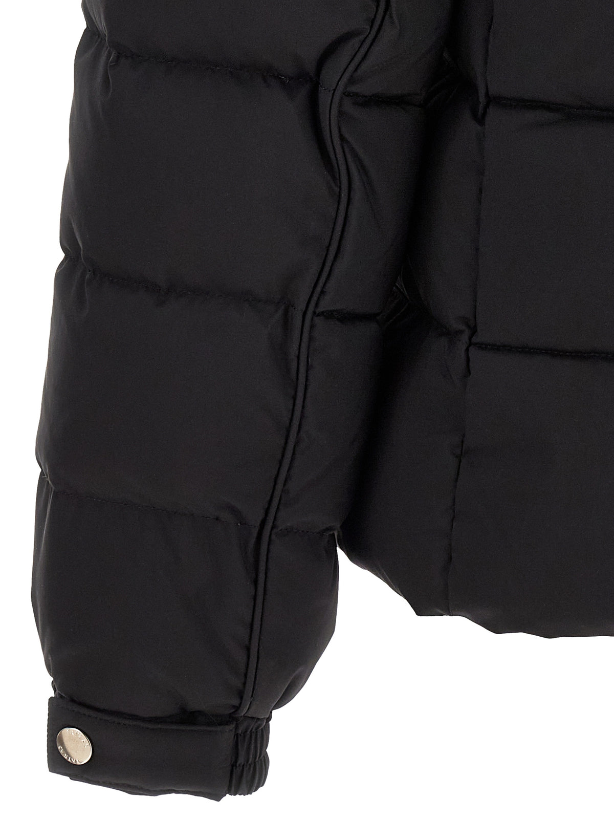 Tatras Black Nylon Full-Length Jacket