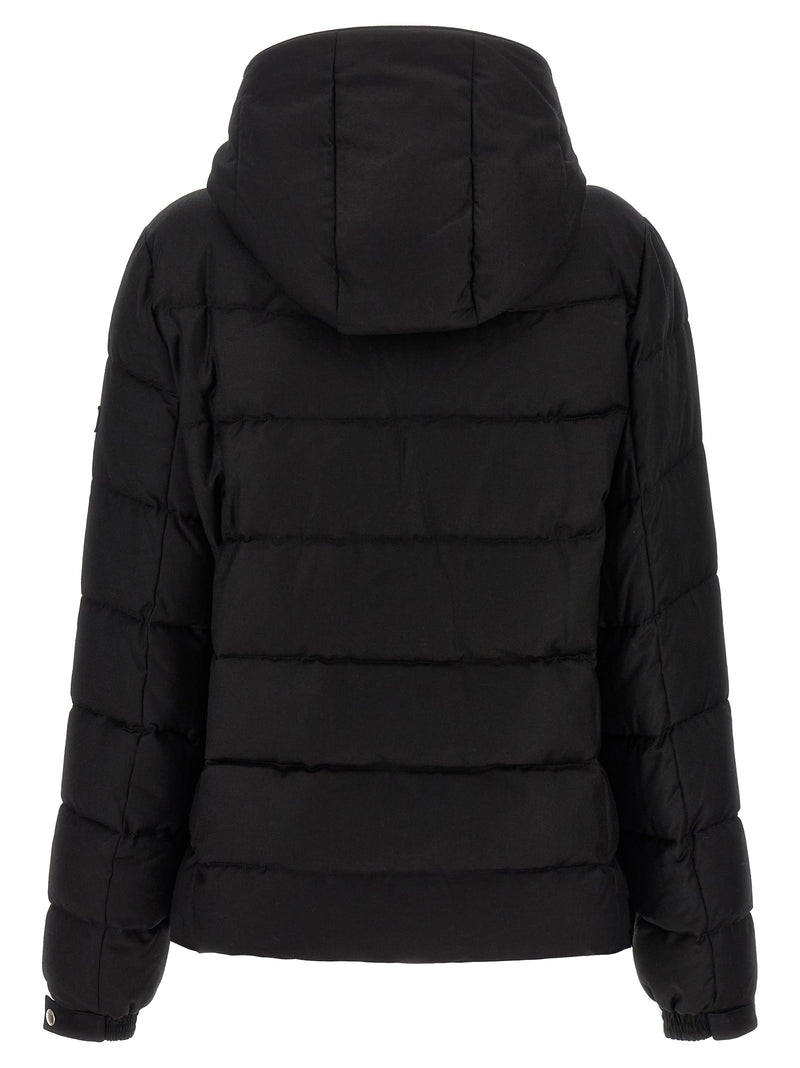 Tatras Black Wool Full-Length Jacket