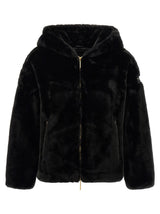 Tatras Black Polyester Full-Length Jacket