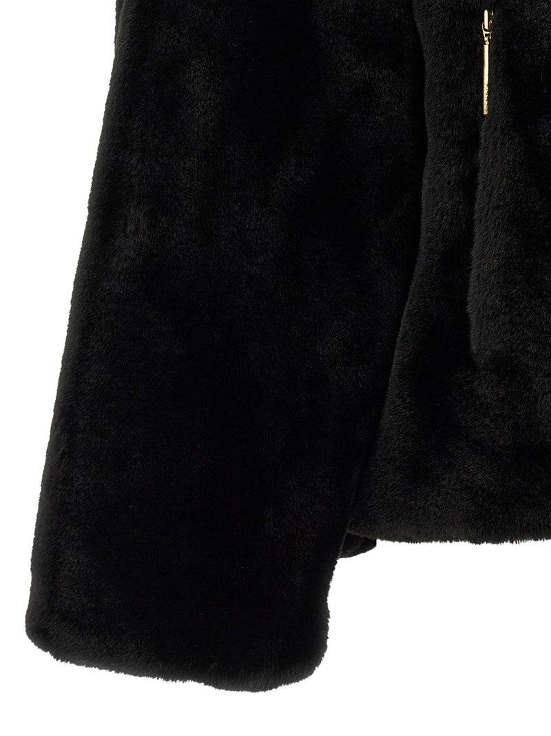 Tatras Black Polyester Full-Length Jacket