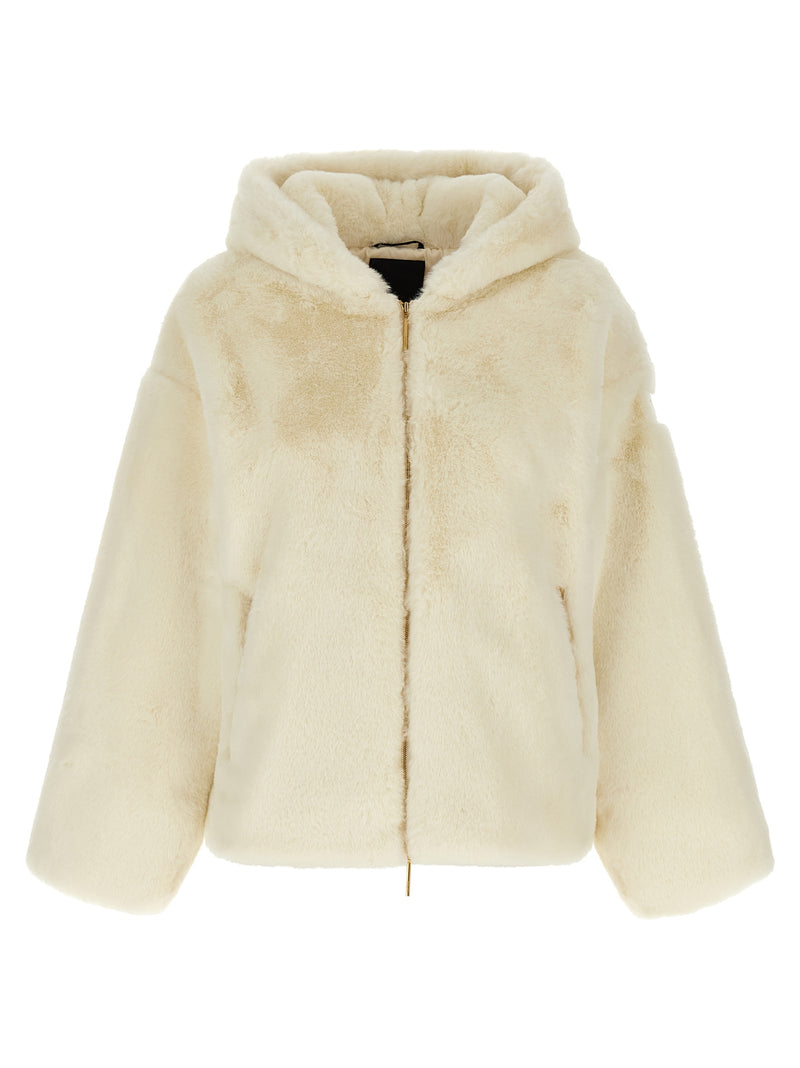 Tatras White Polyester Full-Length Jacket