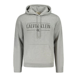 Calvin Klein Gray Cotton Men's Sweatshirt