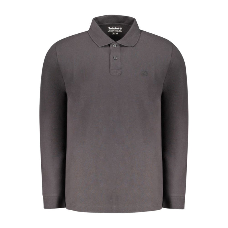 Timberland Nero Cotton Men's Polo