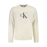 Calvin Klein White Cotton Men's Sweatshirt