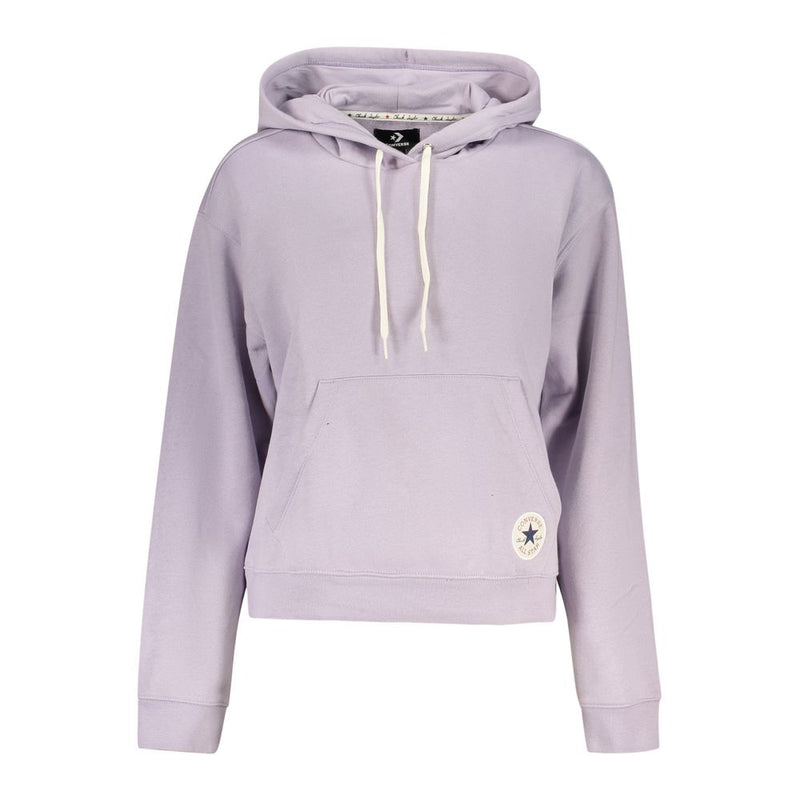 Converse Purple Cotton Sweatshirt