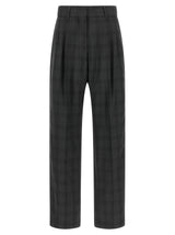 Blazé Milano Gray Virgin Wool Dress Pants
