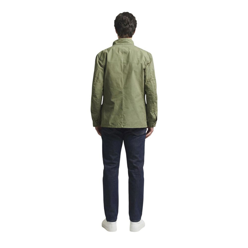 Barbour Green Cotton Full-Length Jacket