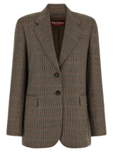 Max Mara Brown Wool Blazer