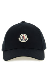 Moncler Black Cotton Cap (Baseball Hat)