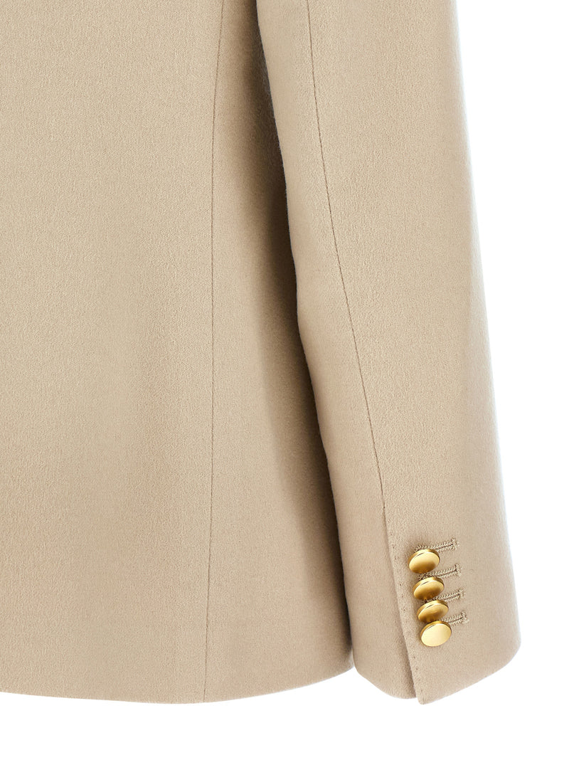 Tagliatore Beige Cashmere Blazer
